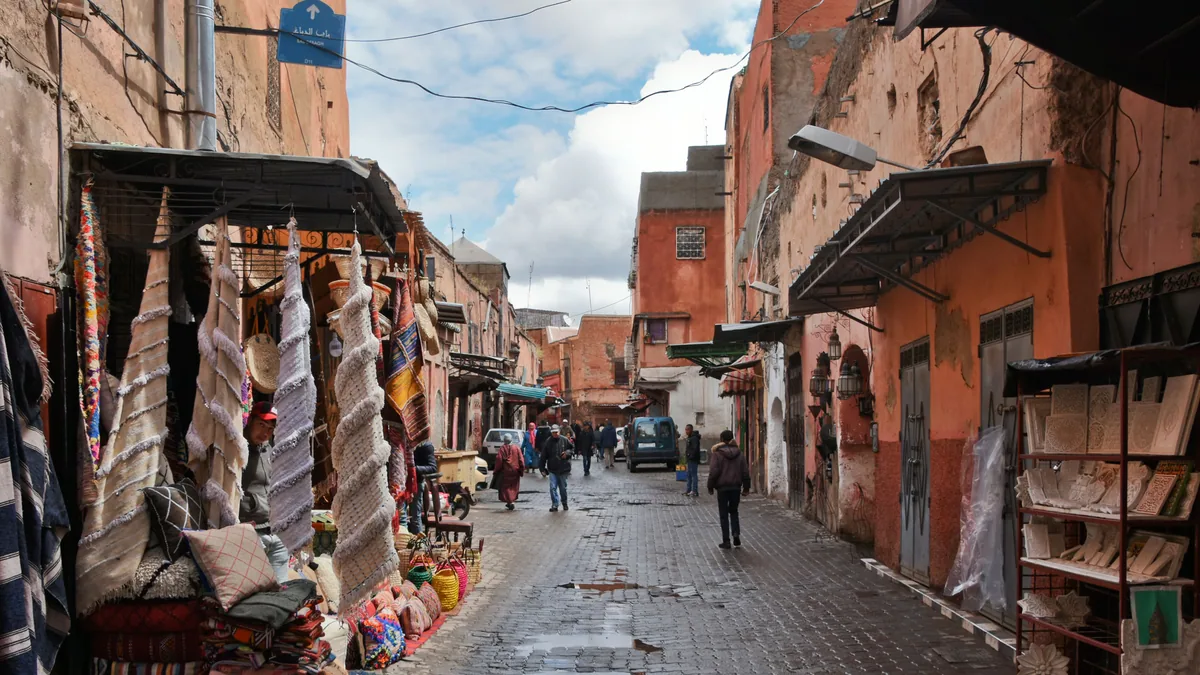 Marrakech where an eSIM Morocco plan has dense coverage